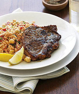 Easy Lemon Lamb Chops Recipe With Mint Garbanzo Couscous Easy Lemon Lamb Chops Recipe With Mint Garbanzo Couscous