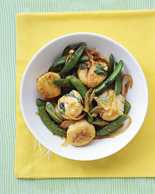 Scallop and Snap Pea Stir-Fry Recipe Scallop and Snap Pea Stir-Fry Recipe