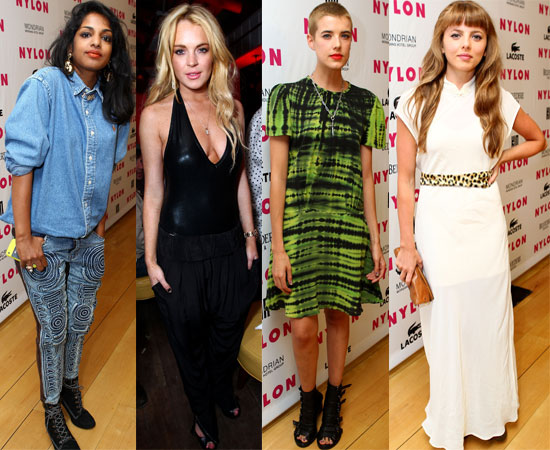 Pictures of Agyness Deyn, Lindsay Lohan, MIA, Ophelia Lovibond, Peaches Geldof at Nylon Magazine Music Issue Party in LA 2010-06-23 02:03:18 Pictures of Agyness Deyn, Lindsay Lohan, MIA, Ophelia Lovibond, Peaches Geldof at Nylon Magazine Music Issue Party in LA 2010-06-23 02:03:18