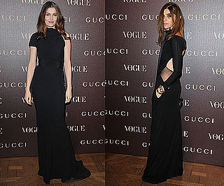 Laetitia Casta and Carine Roitfeld at Gucci Dinner in Paris Laetitia Casta and Carine Roitfeld at Gucci Dinner in Paris
