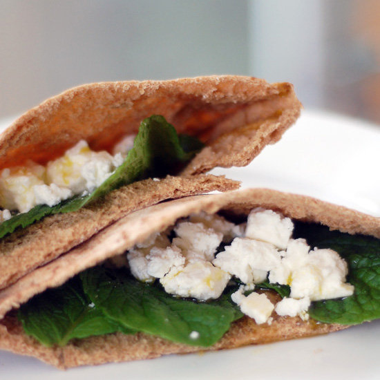 Pita Sandwiches With Mint and Feta Pita Sandwiches With Mint and Feta