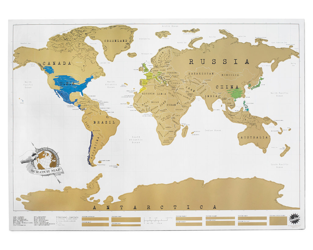 Scratch-Off Map Scratch-Off Map
