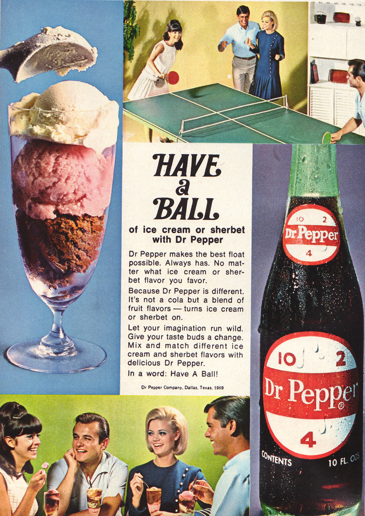 Dr. Pepper floats and ping-pong — sounds like an awesome Summer day to me!
Dr. Pepper floats and ping-pong — sounds like an awesome Summer day to me!
