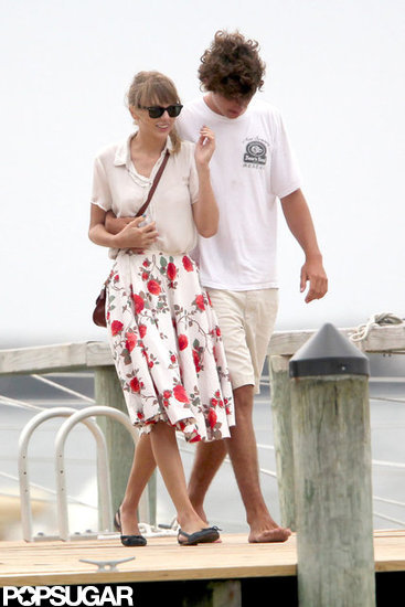 Taylor Swift held Conor Kennedy's hand. Taylor Swift held Conor Kennedy's hand.