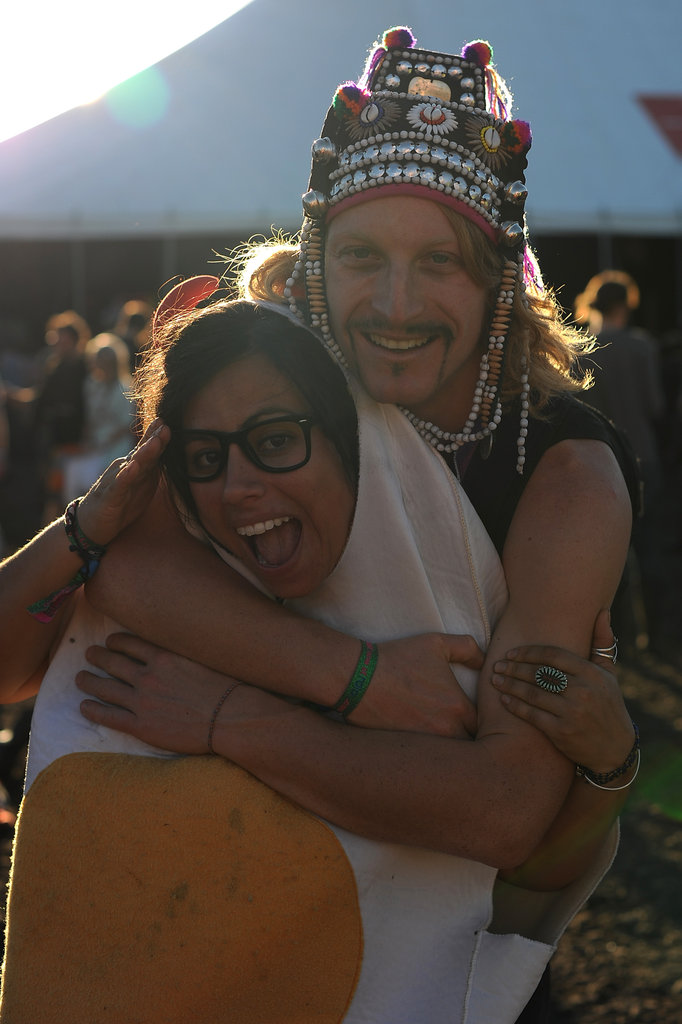 This costumed couple got silly at the Splendour in the Grass Festival in Byron Bay, Australia.
This costumed couple got silly at the Splendour in the Grass Festival in Byron Bay, Australia.