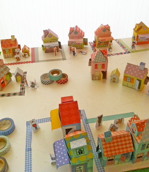 For Any Time of Year: A Washi Tape Village For Any Time of Year: A Washi Tape Village