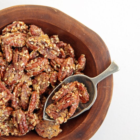 Rosemary-Sesame Pecans Rosemary-Sesame Pecans