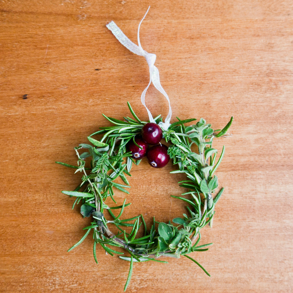 Mini Holiday Herb Wreaths POPSUGAR Smart Living