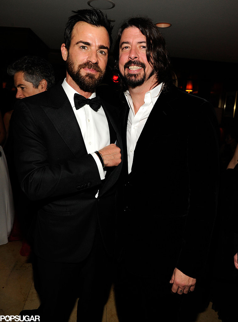 Justin Theroux hung out with Dave Grohl at Vanity Fair's Oscar after-party in LA.
Justin Theroux hung out with Dave Grohl at Vanity Fair's Oscar after-party in LA.