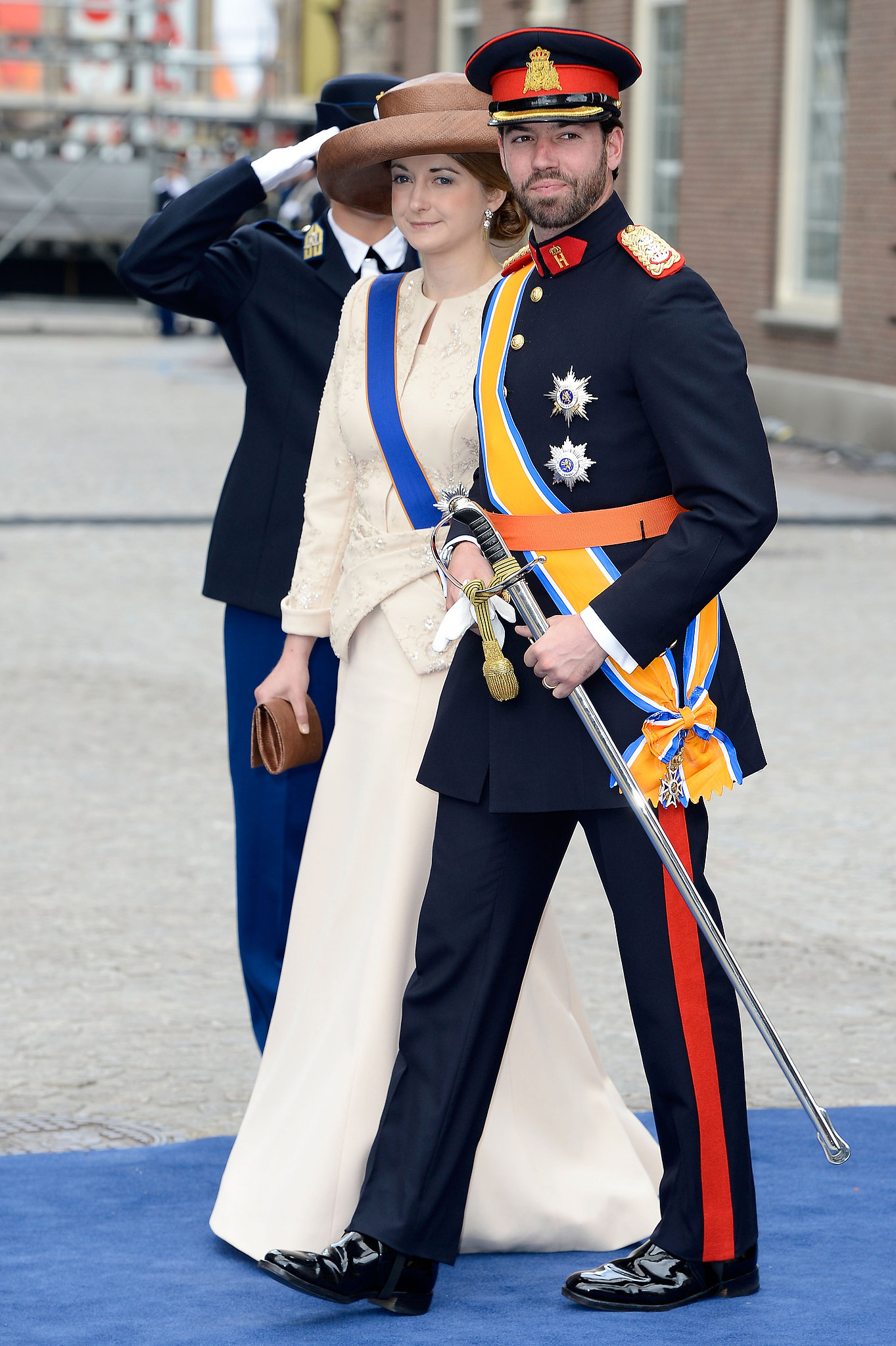 Princess Stephanie And Prince Guillaume Of Luxembourg Attended The