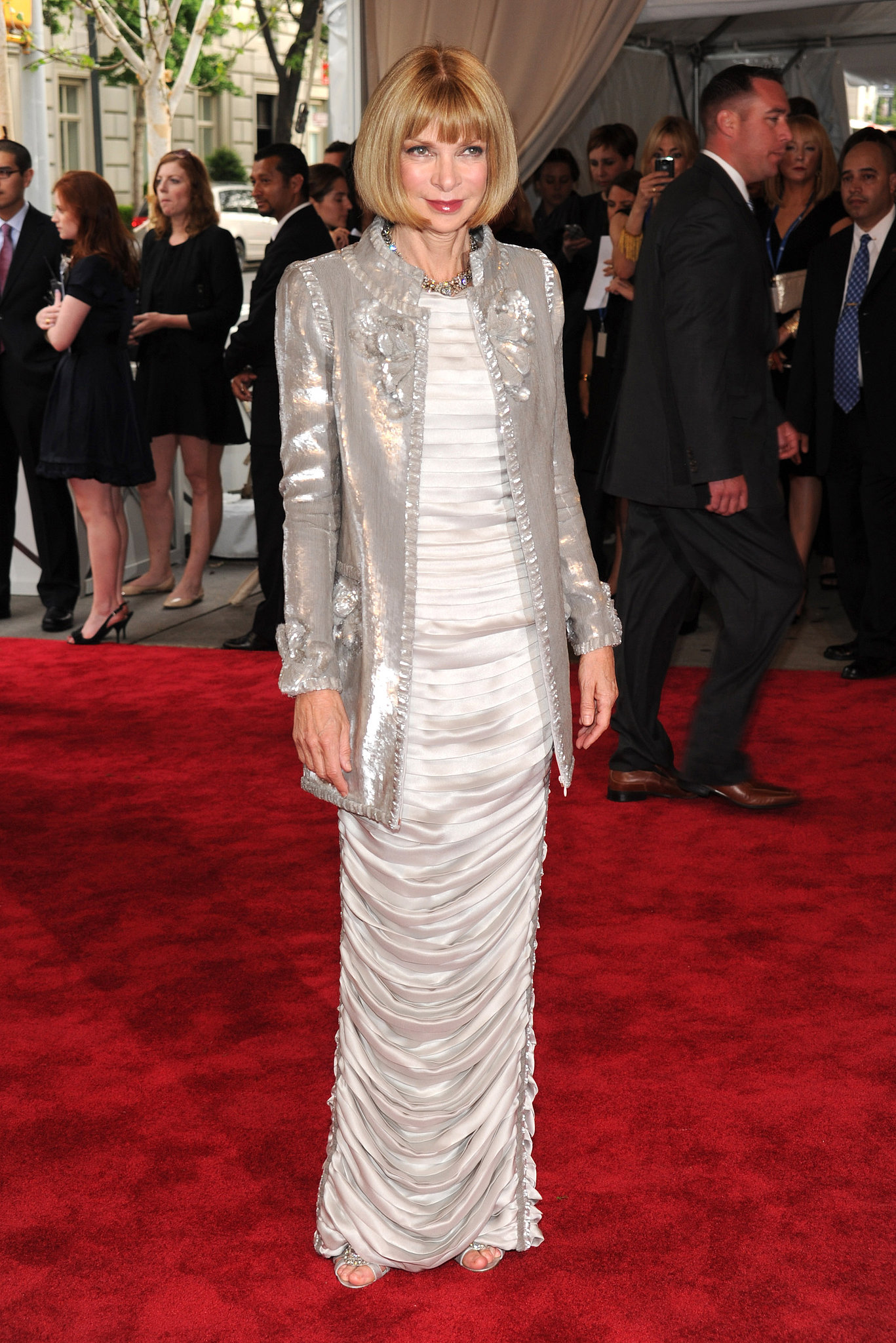 Anna Wintour's Met Gala Looks Anna Wintour Puts on Perhaps Her Most