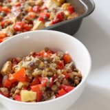 Lentil and Red Pepper Bake Recipe Lentil and Red Pepper Bake Recipe