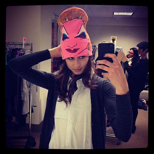 Pretty Little Liars star Troian Bellisario took a picture of herself in a funny hat in March 2013.
Source: Instagram user sleepinthegardn
Pretty Little Liars star Troian Bellisario took a picture of herself in a funny hat in March 2013.
Source: Instagram user sleepinthegardn