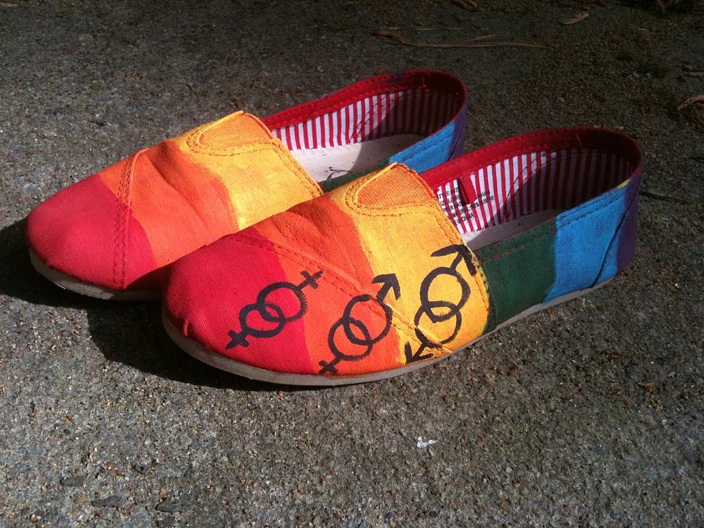 Lgbt Pride Shoes Wear The Rainbow For Gay Pride Month Popsugar Love And Sex 8991