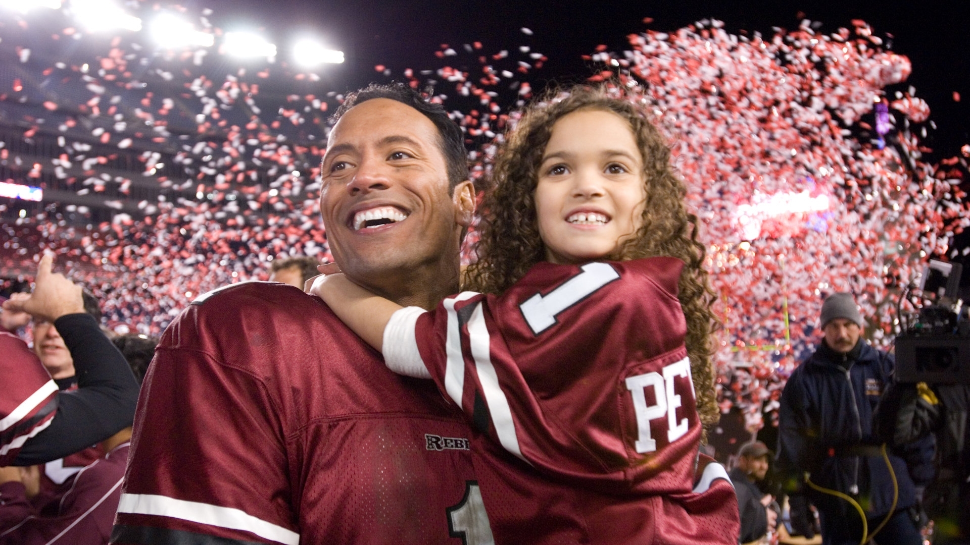 Dwayne Johnson in The Game Plan Hot Dads Celebrate Father's Day With