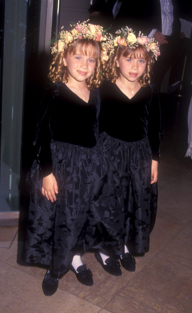 The two wore matching ensembles at the annual Writers Guild of America Awards back in 1994. They topped off their looks with ringlets and floral crowns.
The two wore matching ensembles at the annual Writers Guild of America Awards back in 1994. They topped off their looks with ringlets and floral crowns.