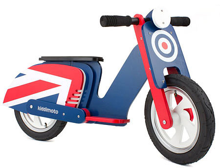 It may be a while until the royal baby can ride this Kiddimoto Union Jack Scooter ($102), but until then, it makes a great accessory for a playroom!
It may be a while until the royal baby can ride this Kiddimoto Union Jack Scooter ($102), but until then, it makes a great accessory for a playroom!
