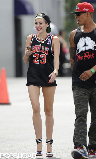 Miley Cyrus Puts on a Smile Following a Weekend of Tears and Stress Miley Cyrus Puts on a Smile Following a Weekend of Tears and Stress