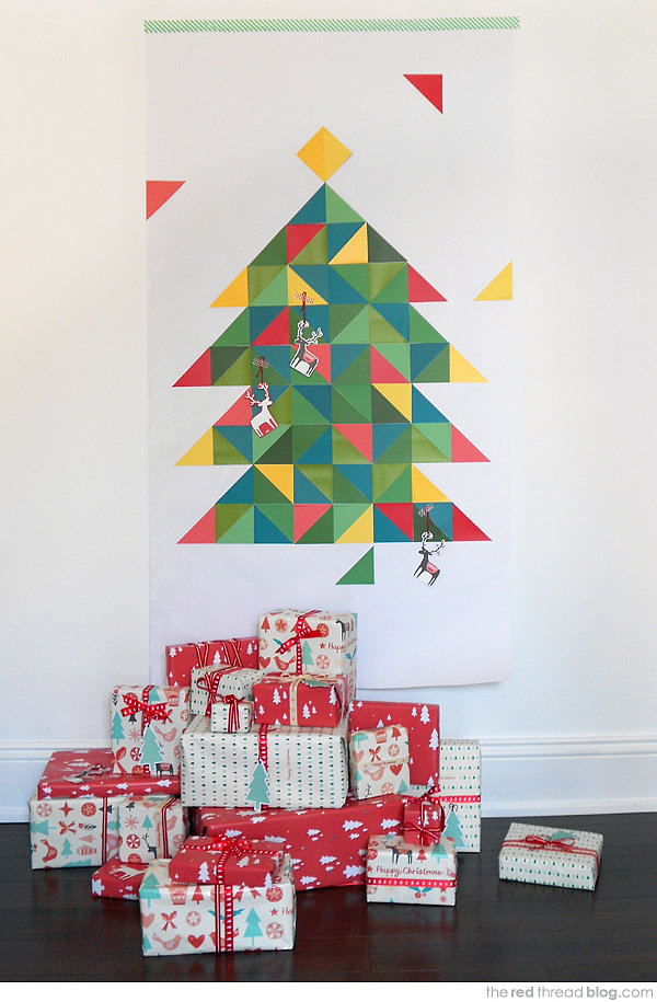 Paint Chip Christmas Tree Paint Chip Christmas Tree
