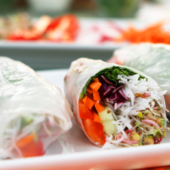 Taste the Rainbow: Veggie-Filled Spring Rolls