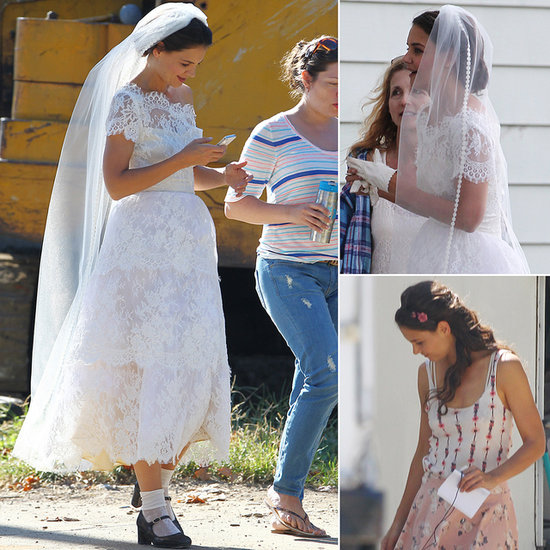 Katie Holmes Heads to the Altar — on Set! Katie Holmes Heads to the Altar — on Set!