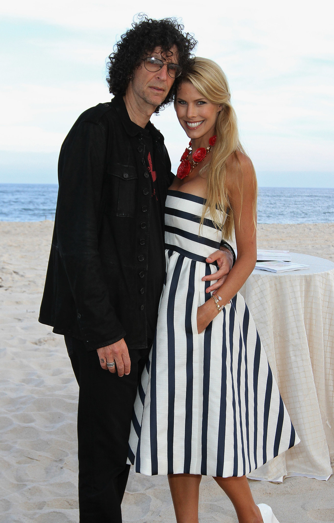 Howard Stern And His Wife Beth Stern Hit The Beach For A Social All The Stars Who Flocked To 