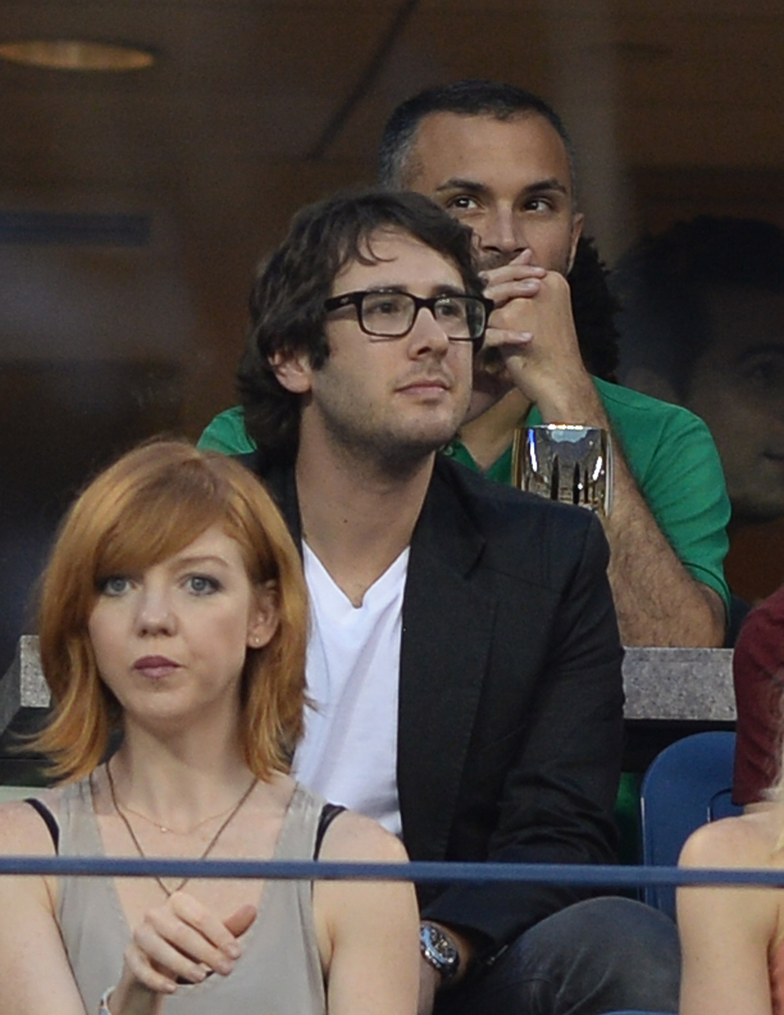 Josh Groban attended the US Open in NYC. 
