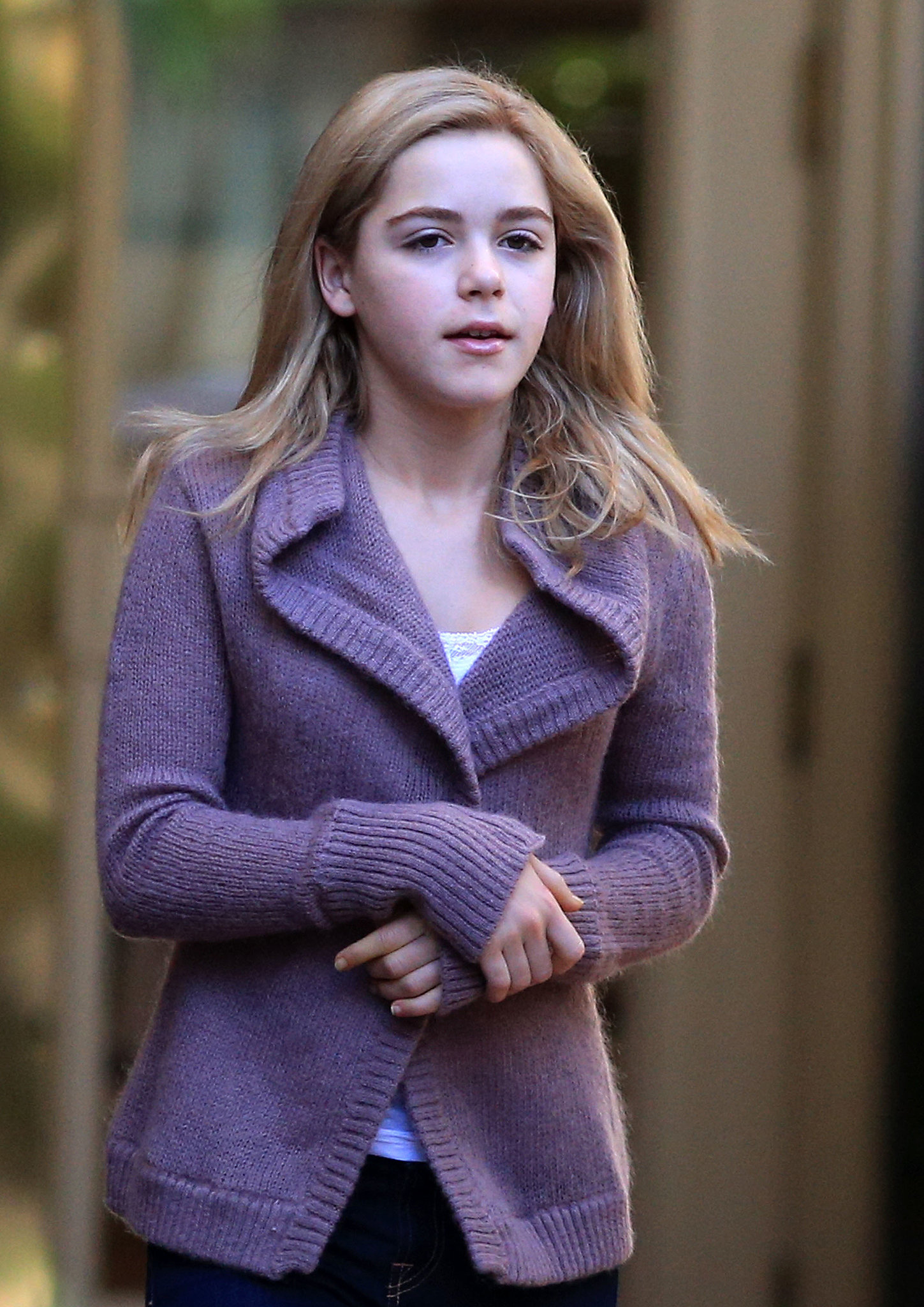 Kiernan Shipka filmed Flowers in the Attic on Wednesday in Vancouver