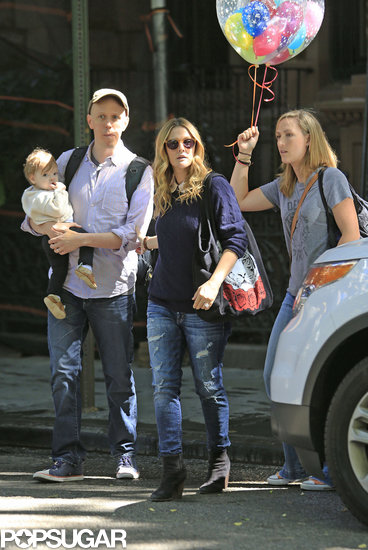 Drew Barrymore and Olive Kopelman visited Jimmy Fallon in NYC. Drew Barrymore and Olive Kopelman visited Jimmy Fallon in NYC.