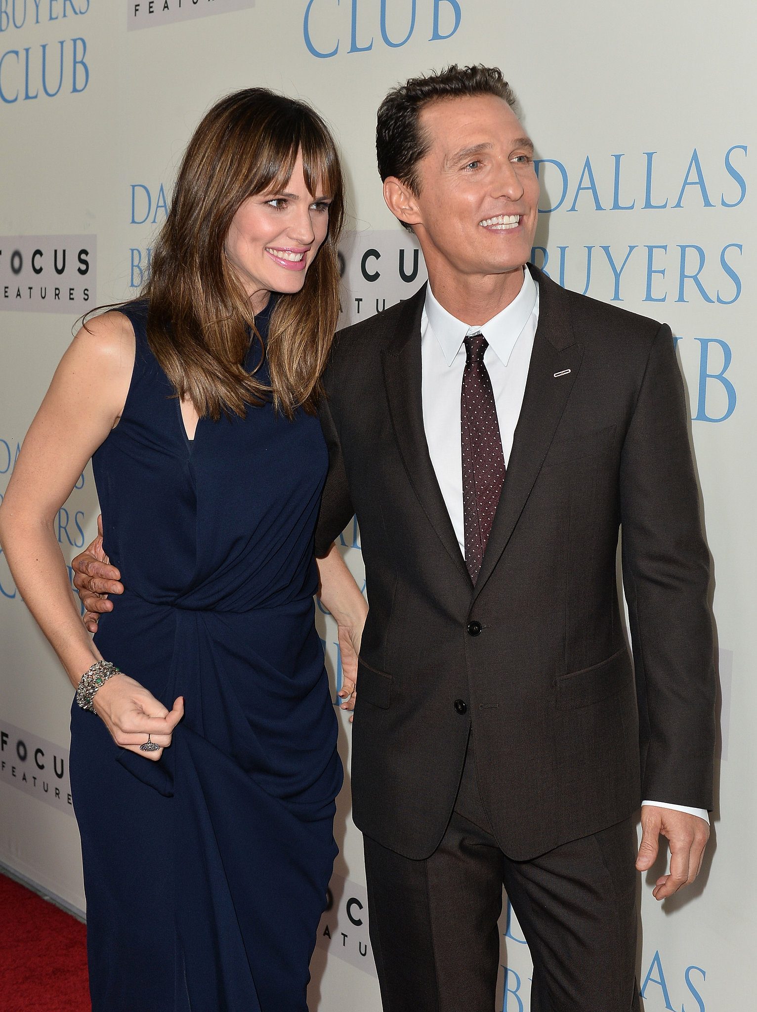 Matthew McConaughey and Jennifer Garner posed together at the event