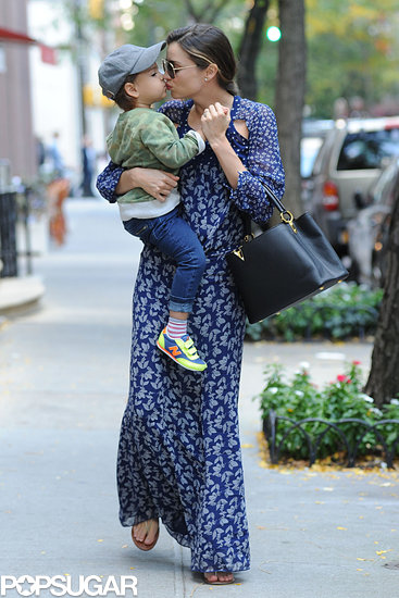 Miranda Kerr Smothers Her Smiley Guy, Flynn Bloom, With Kisses Miranda Kerr Smothers Her Smiley Guy, Flynn Bloom, With Kisses
