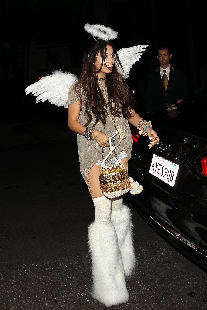 Vanessa Hudgens had an interesting take on an angel for the Casamigos Halloween Party.
Vanessa Hudgens had an interesting take on an angel for the Casamigos Halloween Party.