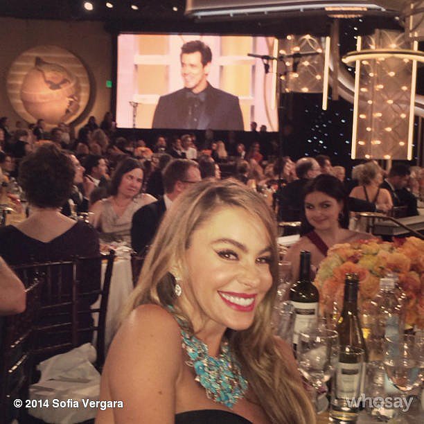 Sofia Vergara snagged a picture with her "idol," Jim Carrey.
Source: Instagram user sofiavergara
Sofia Vergara snagged a picture with her "idol," Jim Carrey.
Source: Instagram user sofiavergara