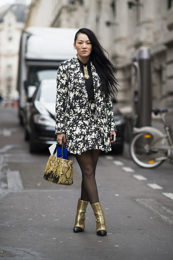 She may have borrowed from the boys up top, but that print and those metallic booties are all woman.
Source: Le 21ème | Adam Katz Sinding
She may have borrowed from the boys up top, but that print and those metallic booties are all woman.
Source: Le 21ème | Adam Katz Sinding