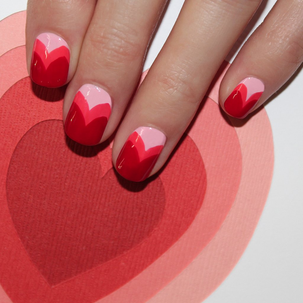 Valentine's Day Heart Nail Art by Jin Soon | POPSUGAR Beauty