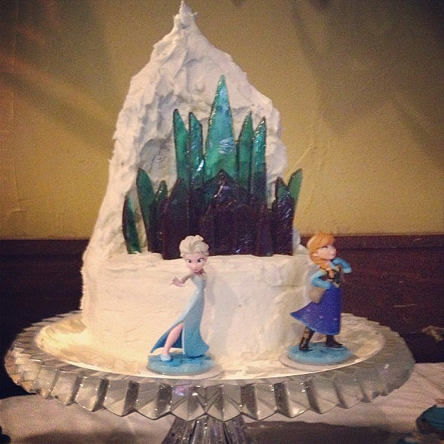 Elsa Frozen Ice Castle Cake