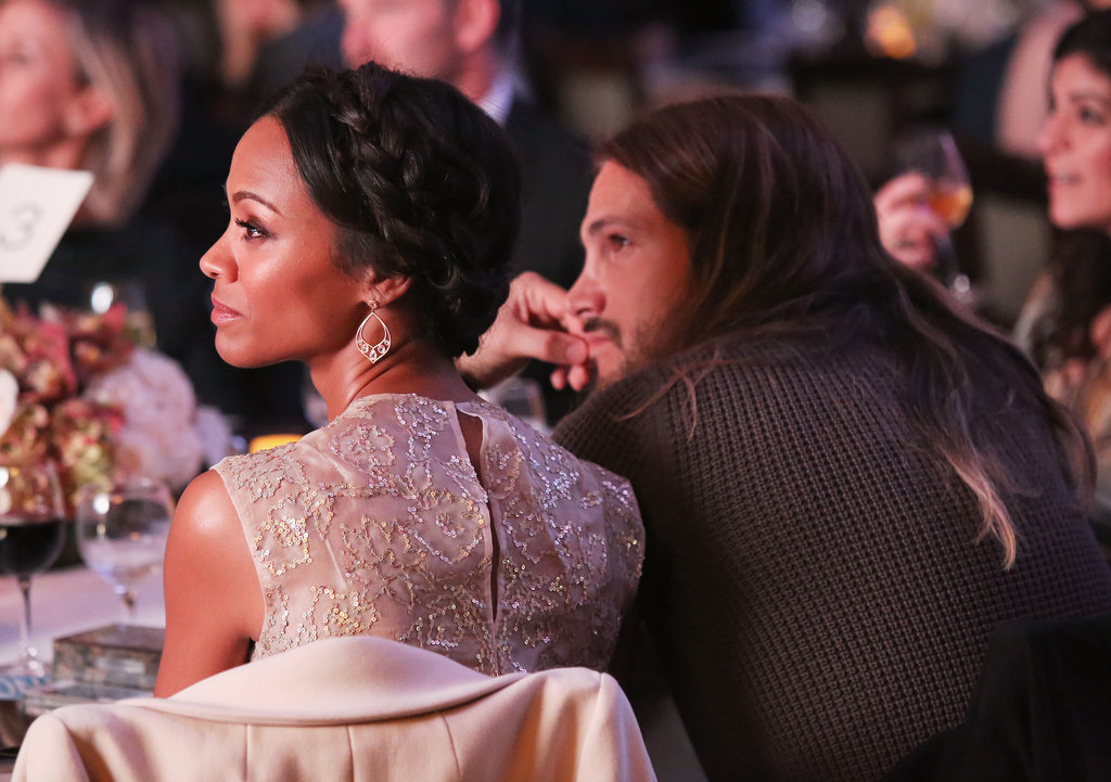 Zoe Saldana and Marco Perego Zoe Saldana and Marco Perego
