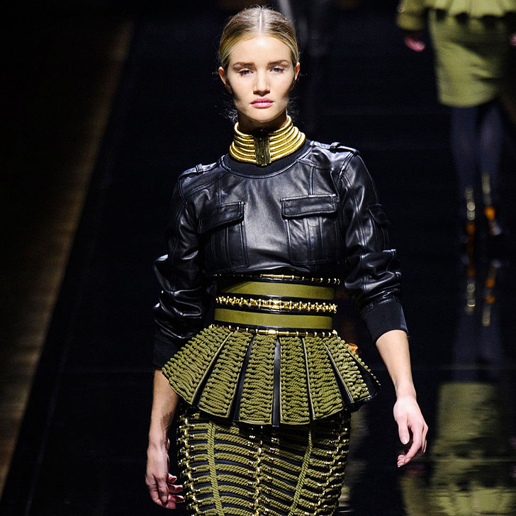 Balmain Fall 2014 Runway Show Paris Fashion Week POPSUGAR Fashion