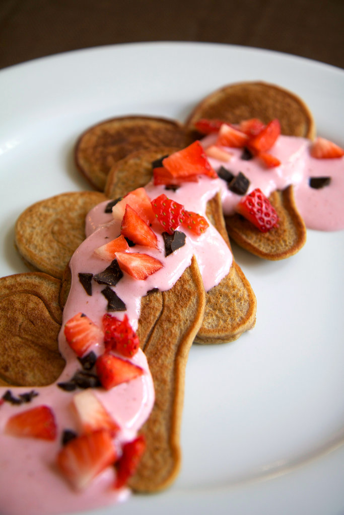 Strawberry Protein Pancakes With Strawberry Cream Sauce Strawberry Protein Pancakes With Strawberry Cream Sauce