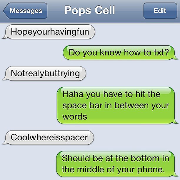 Texting With Your Parents Texting With Your Parents