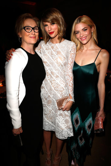 Meryl and Taylor posed with Jaime King. Meryl and Taylor posed with Jaime King.