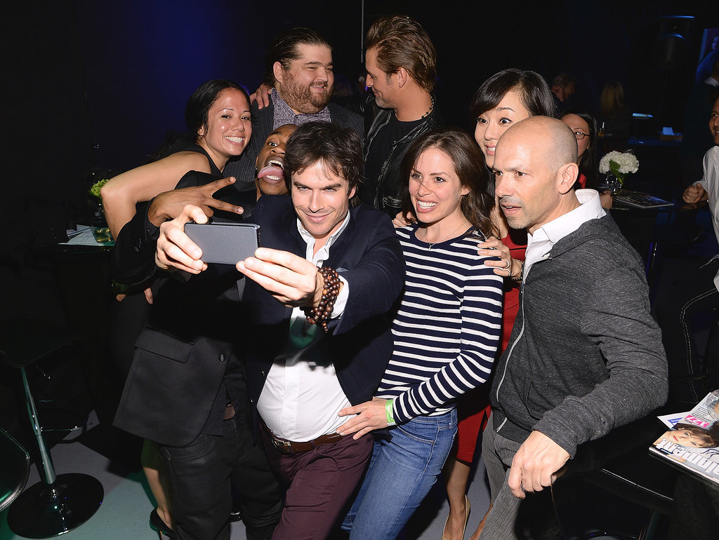 Ian Somerhalder took a selfie with his Lost castmates at PaleyFest in LA in March 2014.
Ian Somerhalder took a selfie with his Lost castmates at PaleyFest in LA in March 2014.