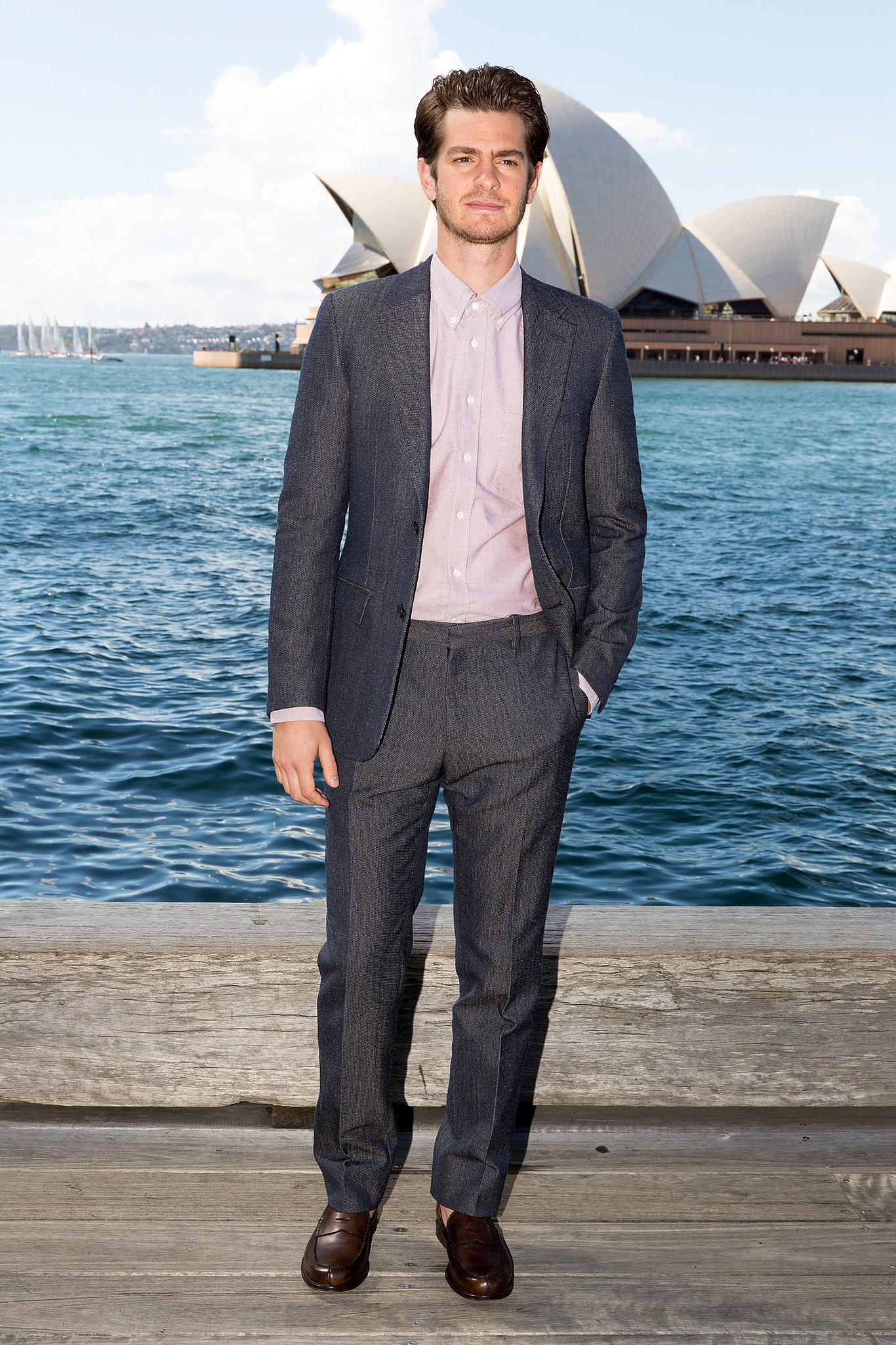 Andrew Garfield | We'd Be Smiling, Too, If We Had a Dress as Adorable