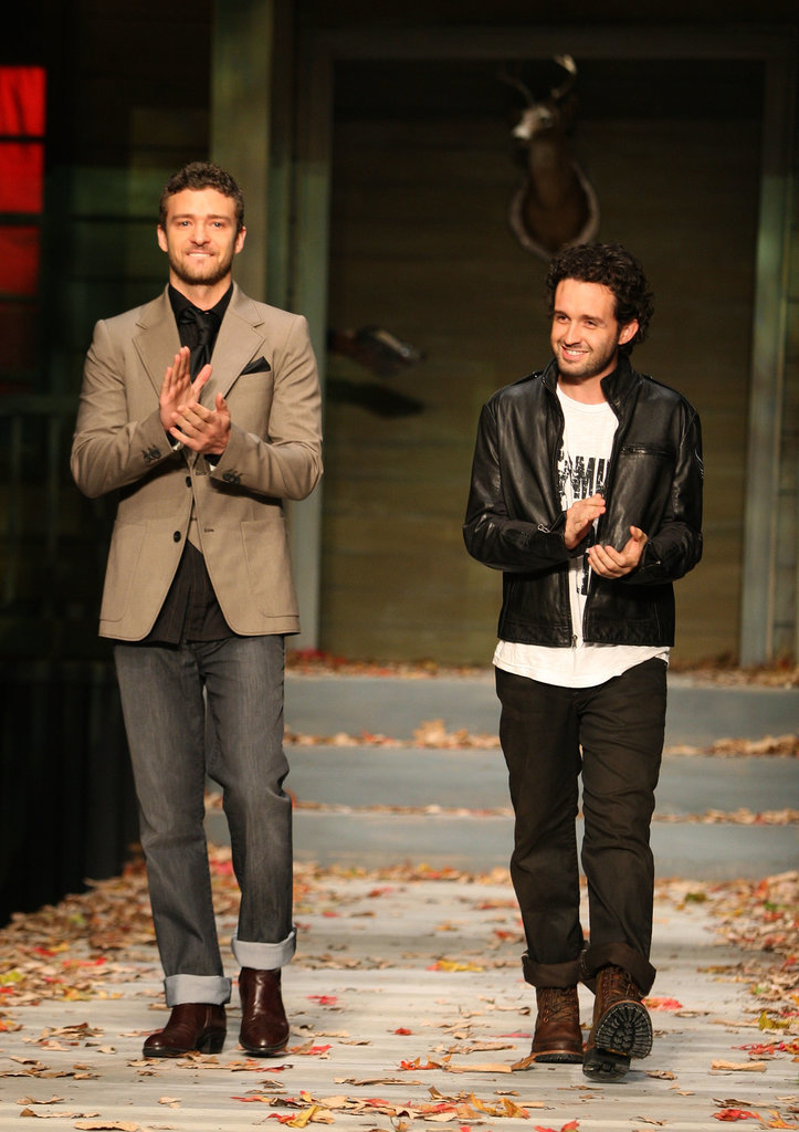 When he hit the runway for William Rast. When he hit the runway for William Rast.