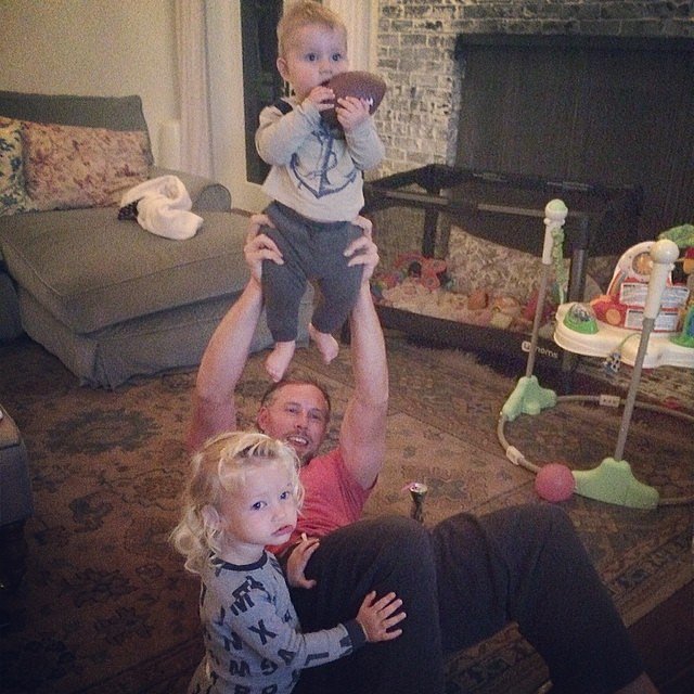 Jessica Simpson showed off her "perfect humans" with her fiancé, Eric Johnson, hoisting their son, Ace, up in the air.
Jessica Simpson showed off her "perfect humans" with her fiancé, Eric Johnson, hoisting their son, Ace, up in the air.