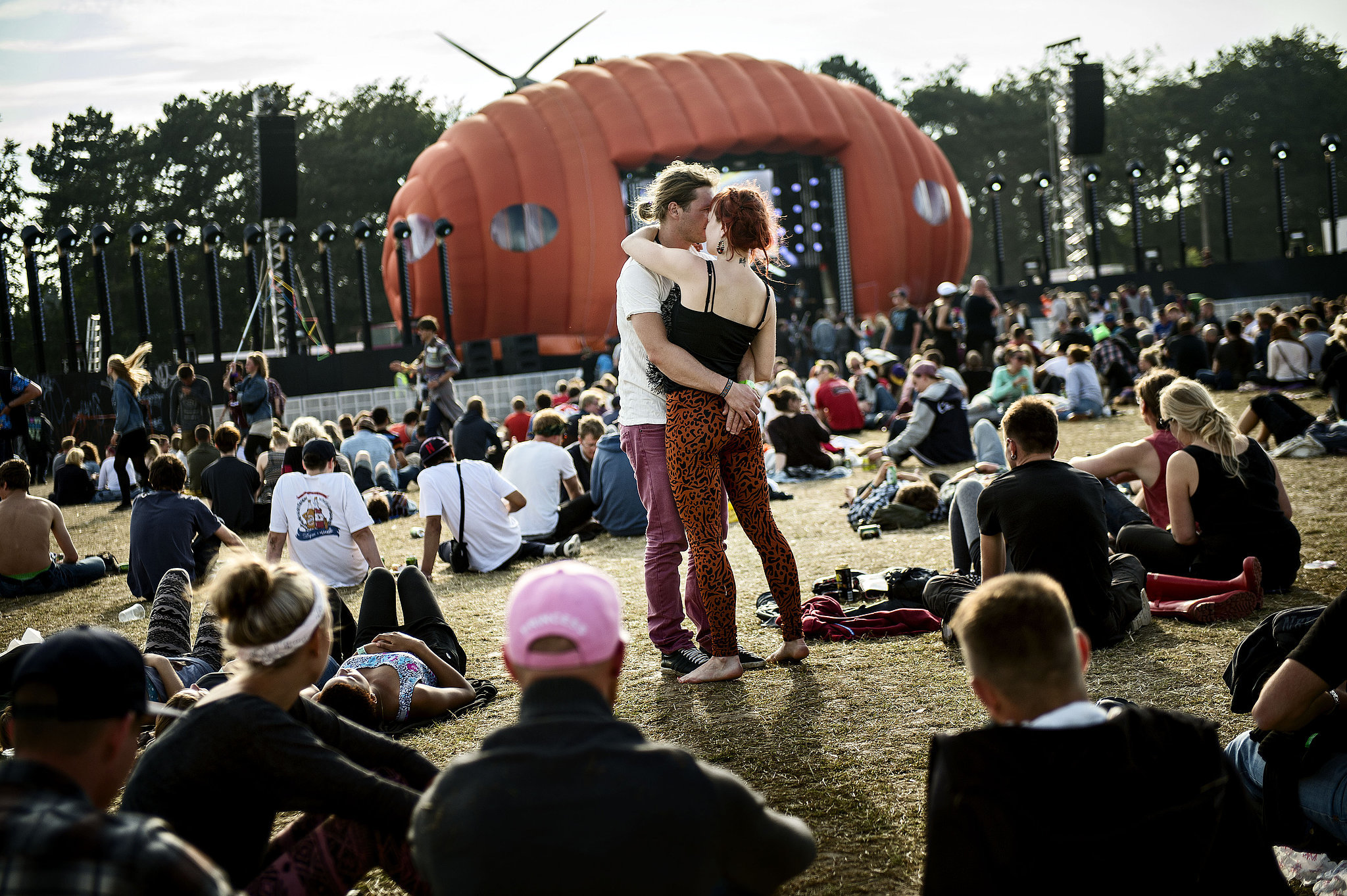 A Couple Danced At Roskilde Restival In Denmark Feel The Music