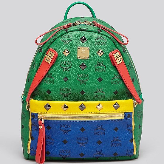 MCM Colorblock Backpack Review POPSUGAR Fashion