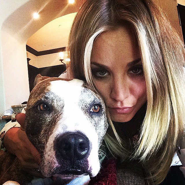 Kaley Cuoco bonded with her dog on Easter. See How Stars Celebrated