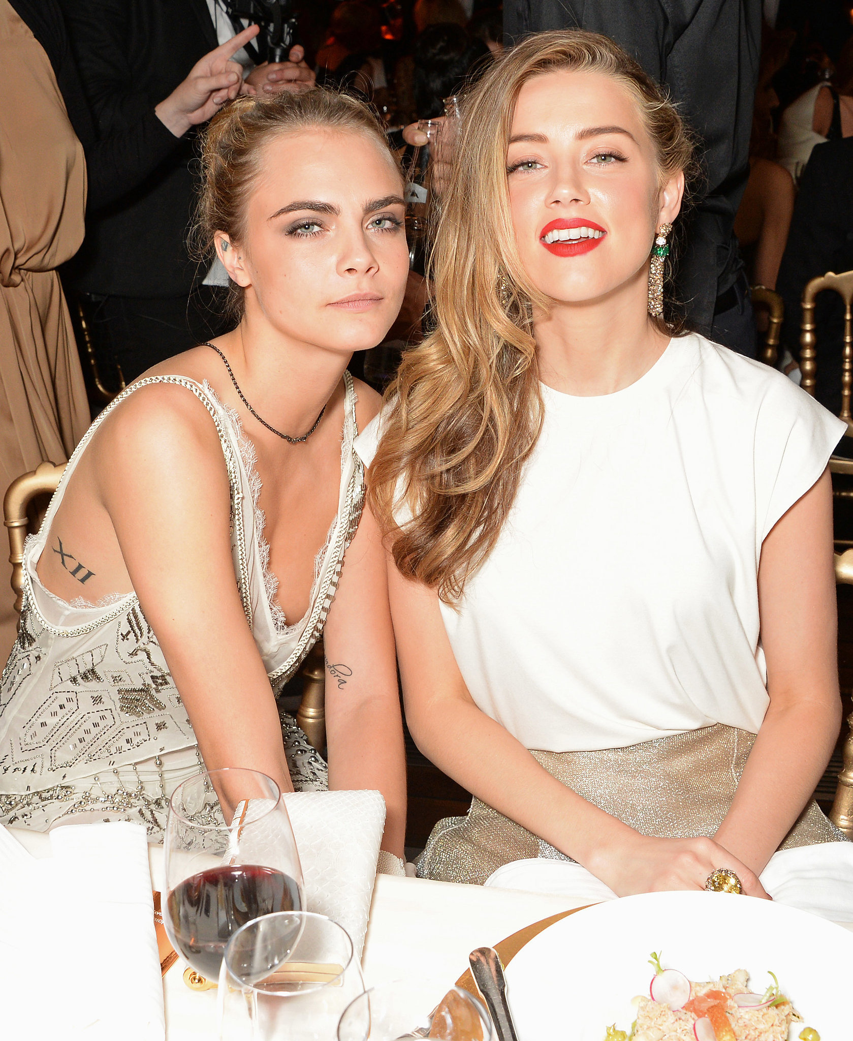 Cara Delevingne and Amber Heard were a standout duo at the Fatale in ... image image