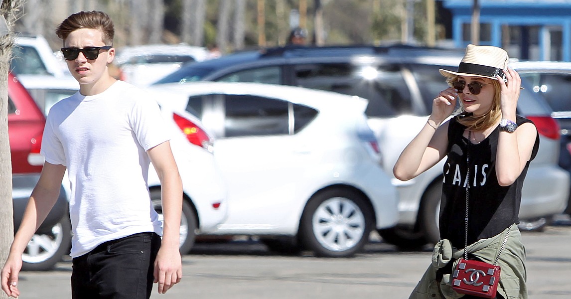 Brooklyn Beckham and Chloe Moretz Skateboarding in LA | POPSUGAR Celebrity